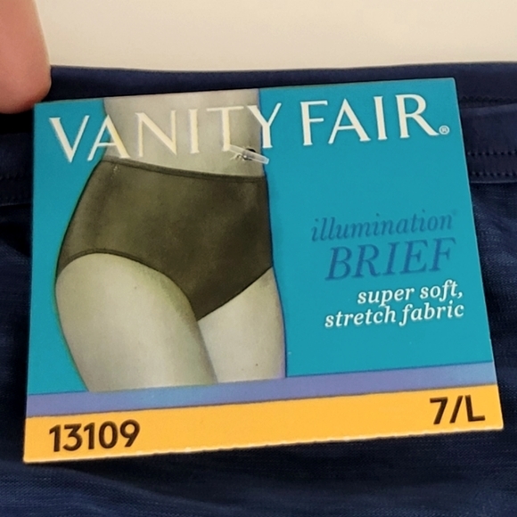 VANITY FAIR Illumination Blue Super Soft, Stretch Size 7/L - Picture 2 of 8